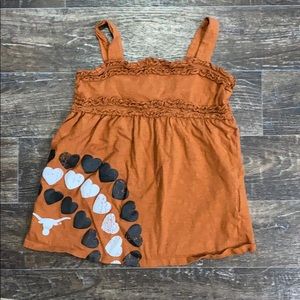 Texas Longhorn Girls Tank